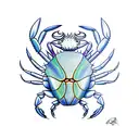 crab aries bull gemini  tattoo design idea