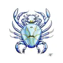 crab aries bull gemini  tattoo design idea