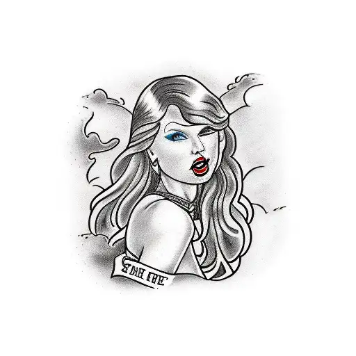 Taylor swift lyrics  tattoo design idea