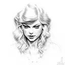 Taylor swift  tattoo design idea
