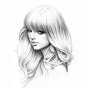 Taylor swift  tattoo design idea