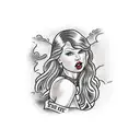 Taylor swift lyrics  tattoo design idea