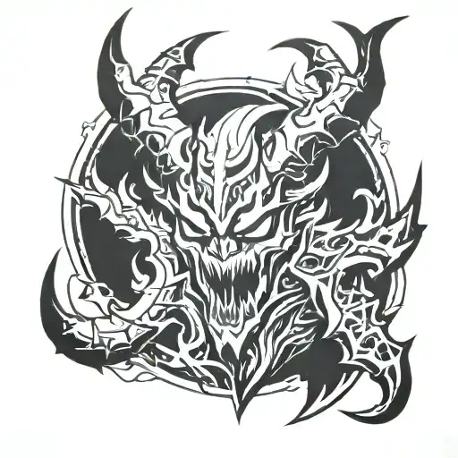 dota 2 shadow fiend tattoo tattoo design idea