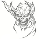 shadow fiend dota 2 ghoul 1000 7 tattoo design idea