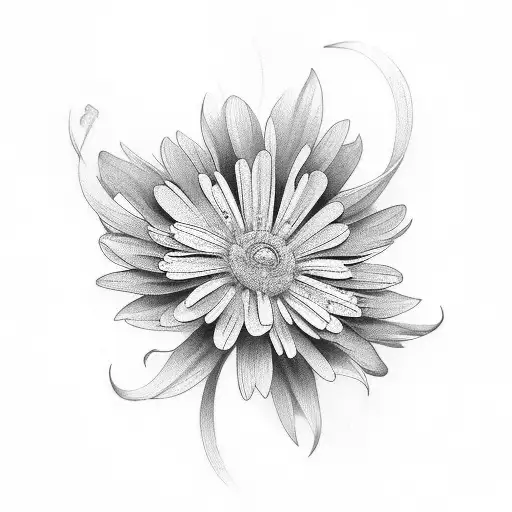 marguerite tattoo design idea