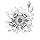 marguerite tattoo design idea