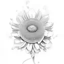 marguerite tattoo design idea