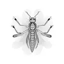 mantis tattoo design idea