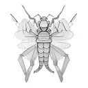 mantis tattoo design idea