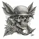 trust no one tattoo design idea