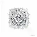 Green tara tattoo design idea