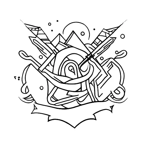 self sabotage tattoo design idea