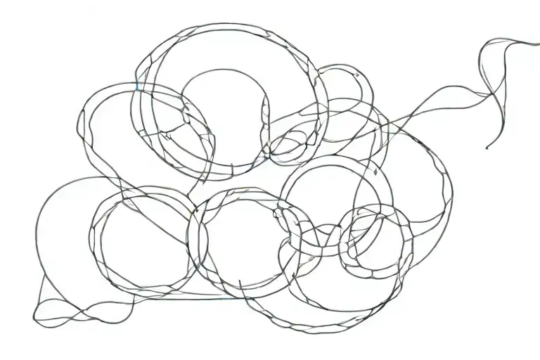 France national anthem with Olympic rings tattoo design idea