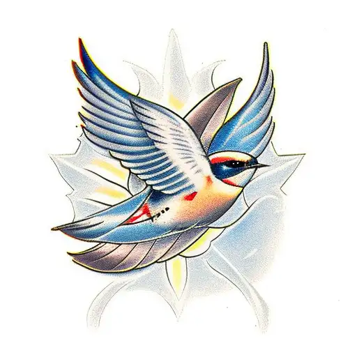 Swallow Bird tattoo design idea