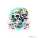 memento mori tattoo design idea