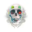 memento mori tattoo design idea
