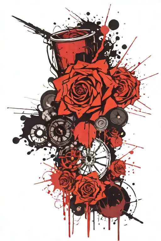 timeless elegance tattoo design idea