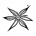 star anise tattoo design idea