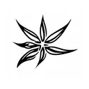 star anise tattoo design idea