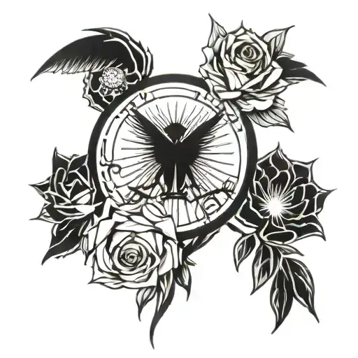 memorial for uncle tattoo design idea