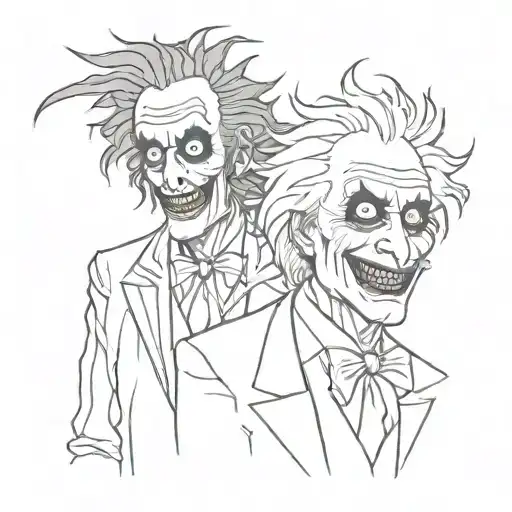 beetlejuice tattoo design idea