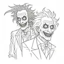 beetlejuice tattoo design idea
