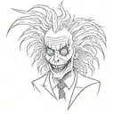 beetlejuice tattoo design idea