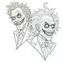 beetlejuice tattoo design idea