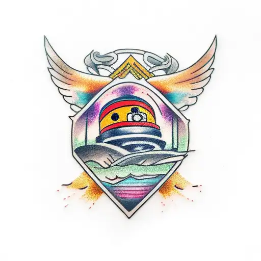 supra car tattoo design idea