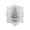 Maori-inspired tribal design incorporating elements of nomadic lifestyle tattoo design idea