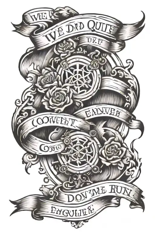 We don’t quit. We don’t cower. We don’t run. We endure and conquer. tattoo design idea