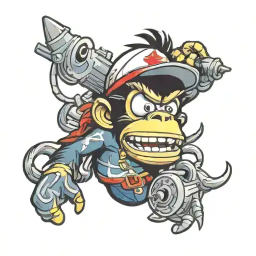 ape escape tattoo design tattoo design idea