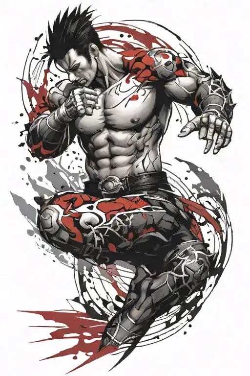 tekken sleeve tattoo design tattoo design idea