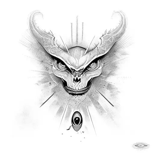 Evil Eye tattoo design idea