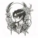 Levi Ackerman tattoo design idea