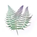 Fern Tree tattoo design idea