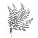 Fern Tree tattoo design idea