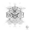 Sailor, ship  tattoo design idea