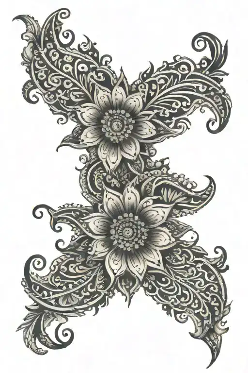 Henna tattoo design idea