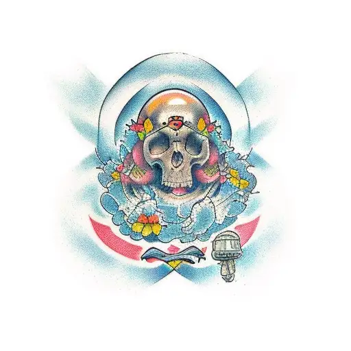 sisifo llevando un cerebro en vez de una roca tattoo design idea