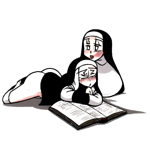 unholy nun horny  tattoo design idea
