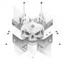 text: 0.99 to the power of 365. 1.01 to the power of 365  tattoo design idea