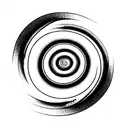 Fibonacci spiral tattoo design idea