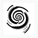 Fibonacci spiral tattoo design idea