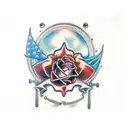 blink 182 one more time tattoo design idea