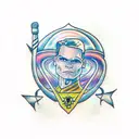 blink 182 one more time tattoo design idea