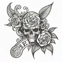 The name Abel tattoo design idea
