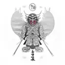 tengu masc  tattoo design idea