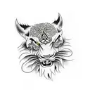 pantera tattoo design idea