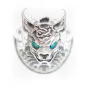 pantera tattoo design idea